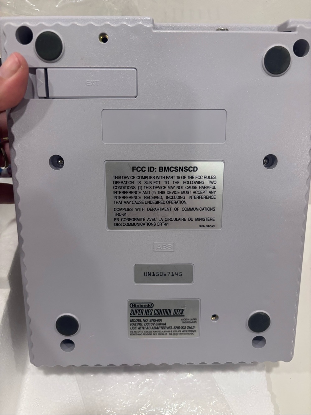 Super Nintendo SNES Super Set SNS-001 Original Box 2 Controllers Manuals Vintage - Picture 8 of 8